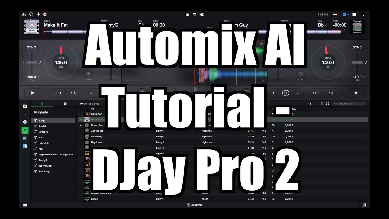How To Auto Mix Song Djay Pro